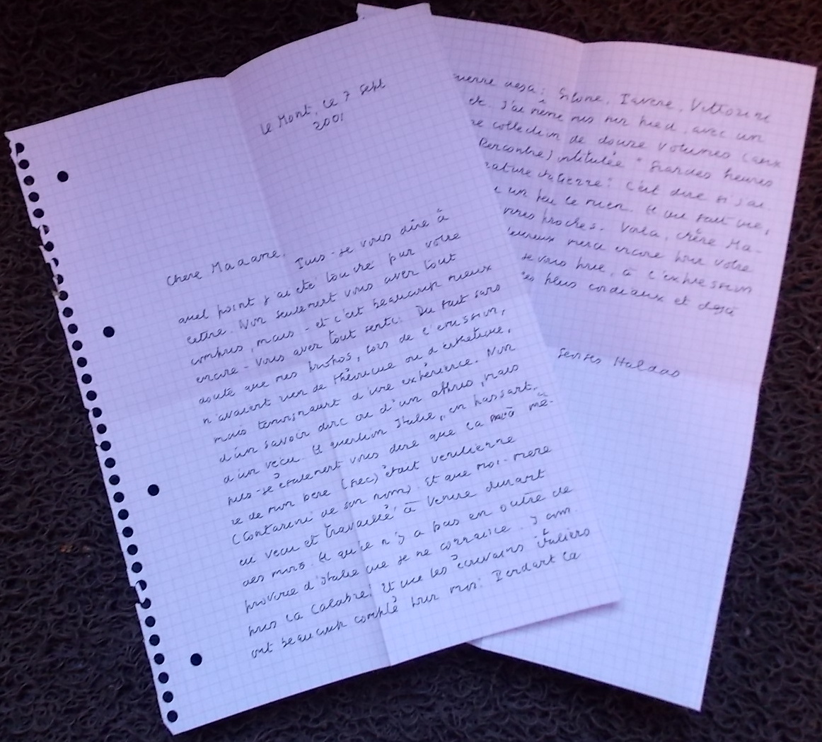 HALDAS (Georges) La maison en Calabre. Lausanne, L'Age d'Homme (coll. Poche suisse), 2001. – Image 2