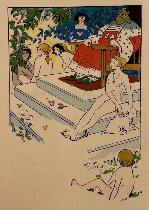 LOUŸS (Pierre) Les aventures du roi Pausole. Paris, G. & R. Briffaut - (coll. Le Livre du Bibliophile), 1924. – Image 2