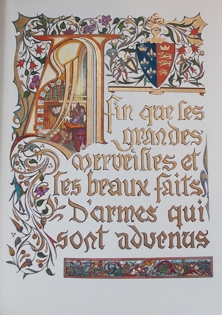 FROISSART (Jehan) / DUSSARTHOU (A.) Chroniques de Jehan Froissart. Paris, Michèle Trinckevel, 1972. – Image 4