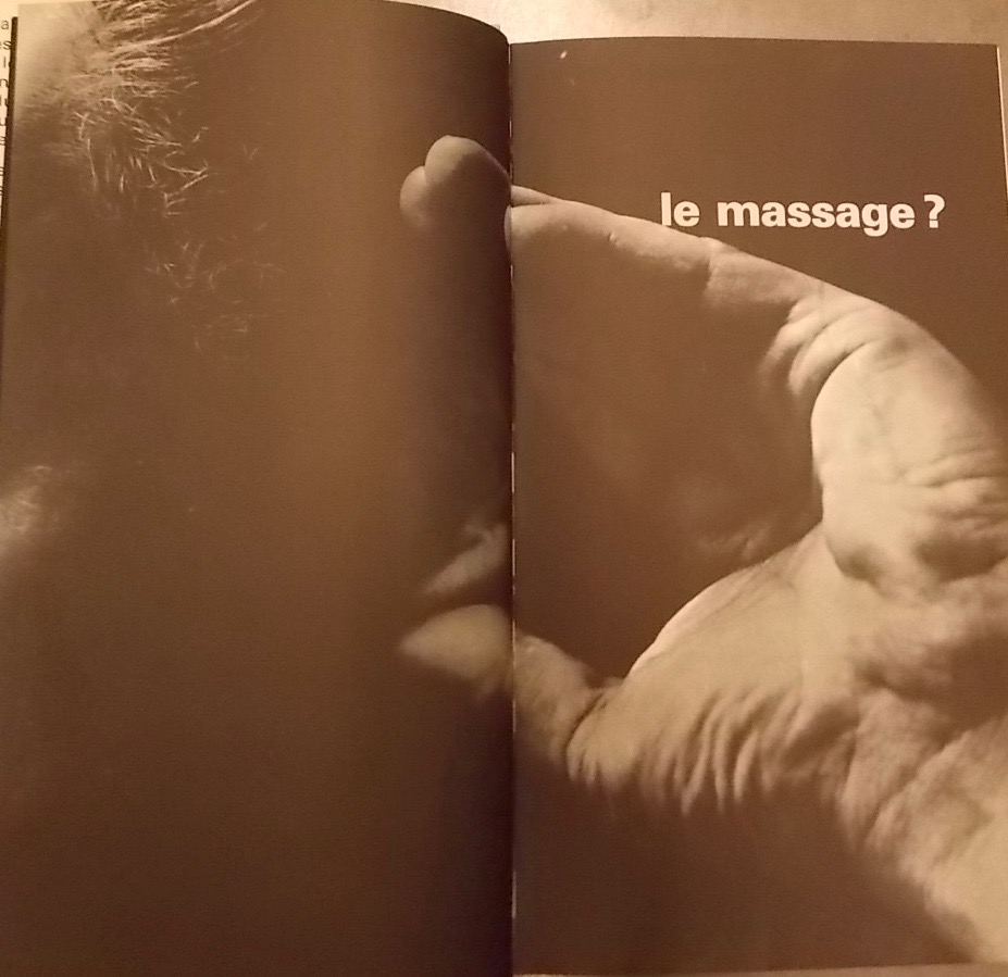 McLUHAN (Marshall) & FIORE (Quentin) Message et Massage. Mis en scène par Jérôme Agel. (Un inventaire des effets). Paris, Jean-Jacques Pauvert, 1968. – Image 2