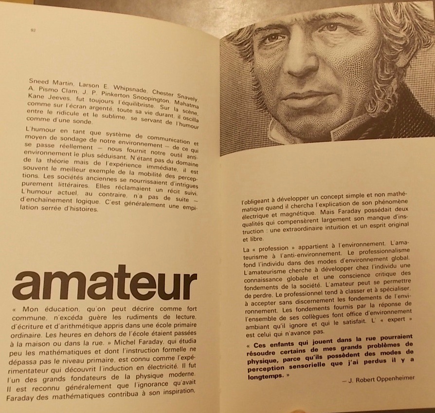 McLUHAN (Marshall) & FIORE (Quentin) Message et Massage. Mis en scène par Jérôme Agel. (Un inventaire des effets). Paris, Jean-Jacques Pauvert, 1968. – Image 4