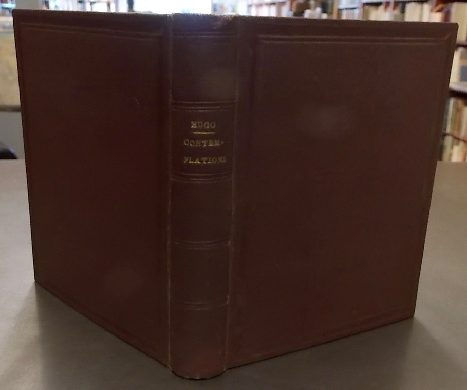 HUGO (Victor) Les contemplations. Lausanne, Larpin et Coendoz, 1856.