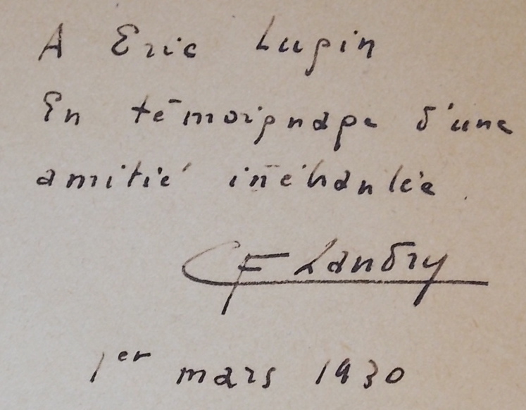 LANDRY (C.-F.) Imagerie. Poèmes. Villeneuve-lès-Avignon, Imprimerie Artisanale, 1929. – Image 2