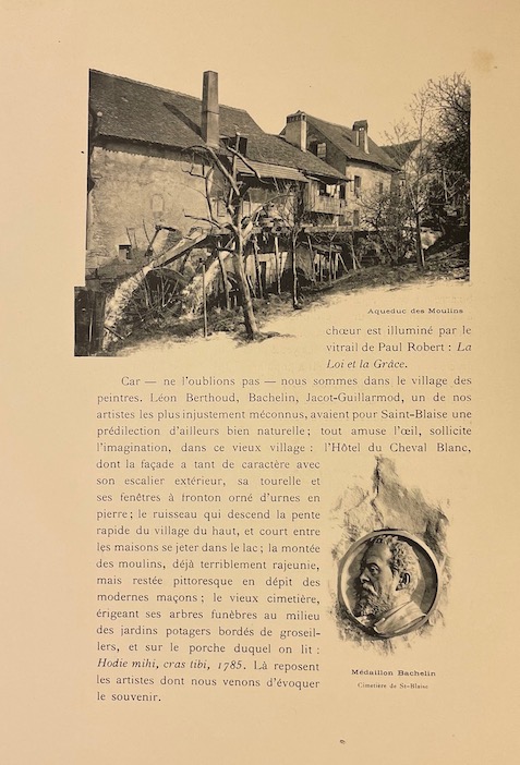 GODET (Philippe) & COMBE (T.) Neuchâtel pittoresque. La ville et le vignoble. Vallées et Montagnes. Sécheron-Genève, S.A.  des Arts Graphiques, 1901-1902. – Image 7