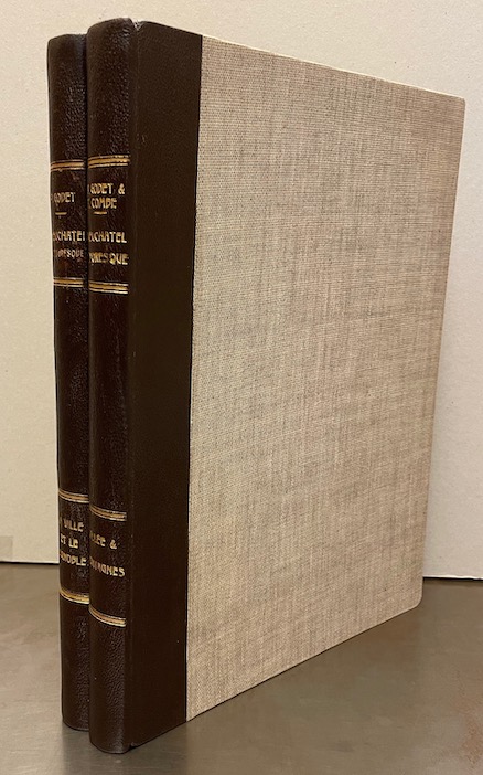 GODET (Philippe) & COMBE (T.) Neuchâtel pittoresque. La ville et le vignoble. Vallées et Montagnes. Sécheron-Genève, S.A.  des Arts Graphiques, 1901-1902. – Image 8