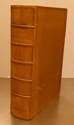 MATILE (George-Auguste) Monuments de l'histoire de Neuchâtel, publiés par les ordres et aux frais de sa Majesté Frédéric Guillaume IV, roi de Prusse, prince souverain de Neuchâtel et Valangin. Neuchâtel, James Attinger, 1844-1848.