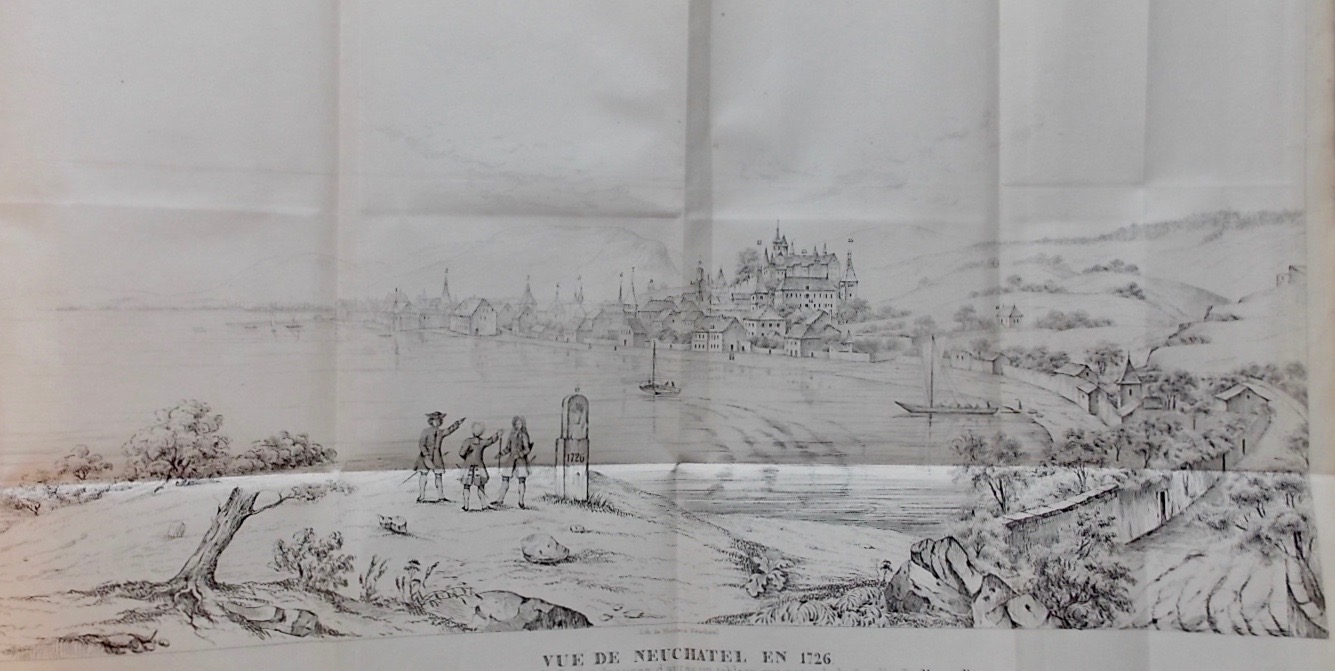 CHAMBRIER (Samuel de) Description topographique et économique de la Mairie de Neuchâtel. Neuchâtel, Henri Wolfrath, 1840. – Image 3