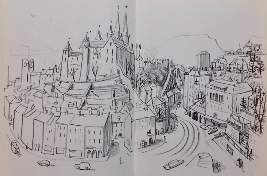 NORTH (Marcel) Neuchâtel, petite ville rangée. Neuchâtel,  Ides et Calendes (coll. Calendes grecques), 1960. – Image 3