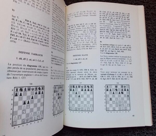 PARTOS (Charles) - GRAND (Gérald) Etude systématique des échecs. Martigny, Editions A-C, 1978. – Image 2