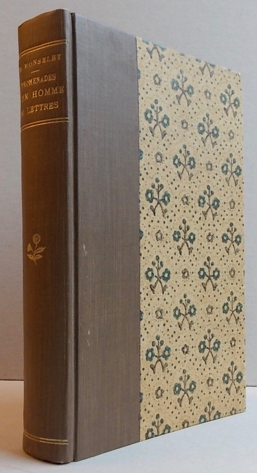 MONSELET (Charles) Promenades d'un homme de lettres. Paris, Calmann-Lévy, 1889. – Image 3