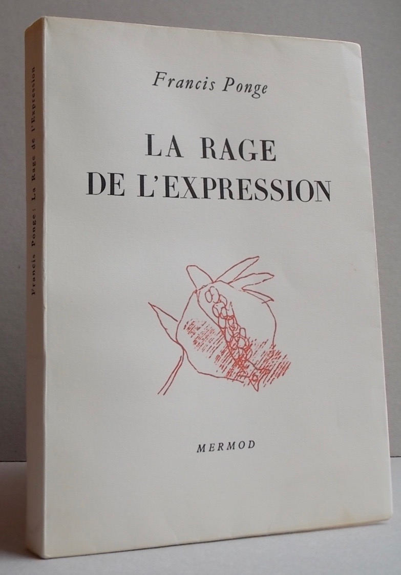 PONGE (Francis) La rage de l'expression. Lausanne, Mermod (coll. La Grenade), 1952. – Image 3