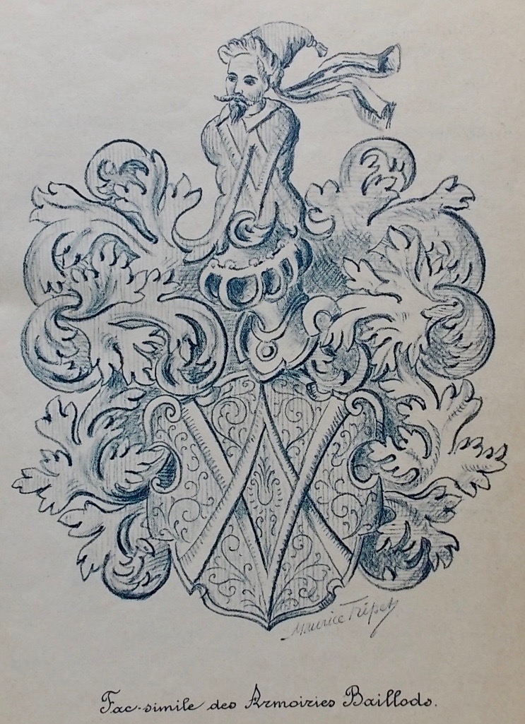 TRIPET (Maurice) & COLIN (Jules) Armoiries neuchâteloises, tirées des Rolles bourgeois et des Manuscrits de la Ville et de la Bibliothèque de Neuchâtel. Neuchâtel, Institut Héraldique, 1893. – Image 2