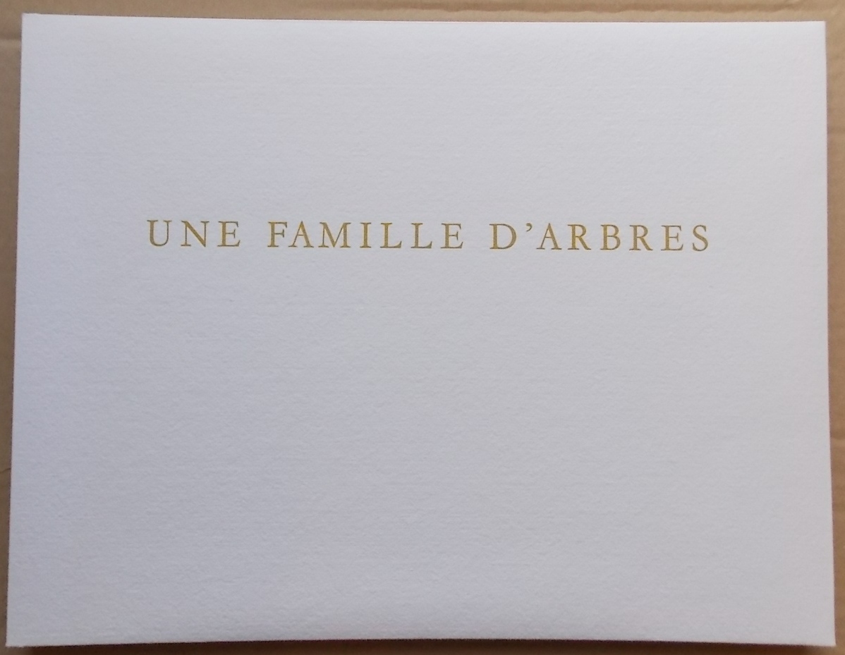 RENARD (Jules) - CHAVAZ (Albert) Une famille d'arbres (textes choisis). Lausanne, André & Pierre Gonin, 1984. – Image 2