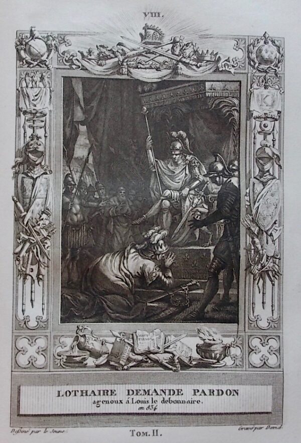 GUYOT (Guillaume Germain, abbé) & MARECHAL (Sylvain) & DAVID (François Anne) Histoire de France représentée par figures, accompagnées de discours. A Paris, chez F.-A. David, 1787-1791 – Image 6