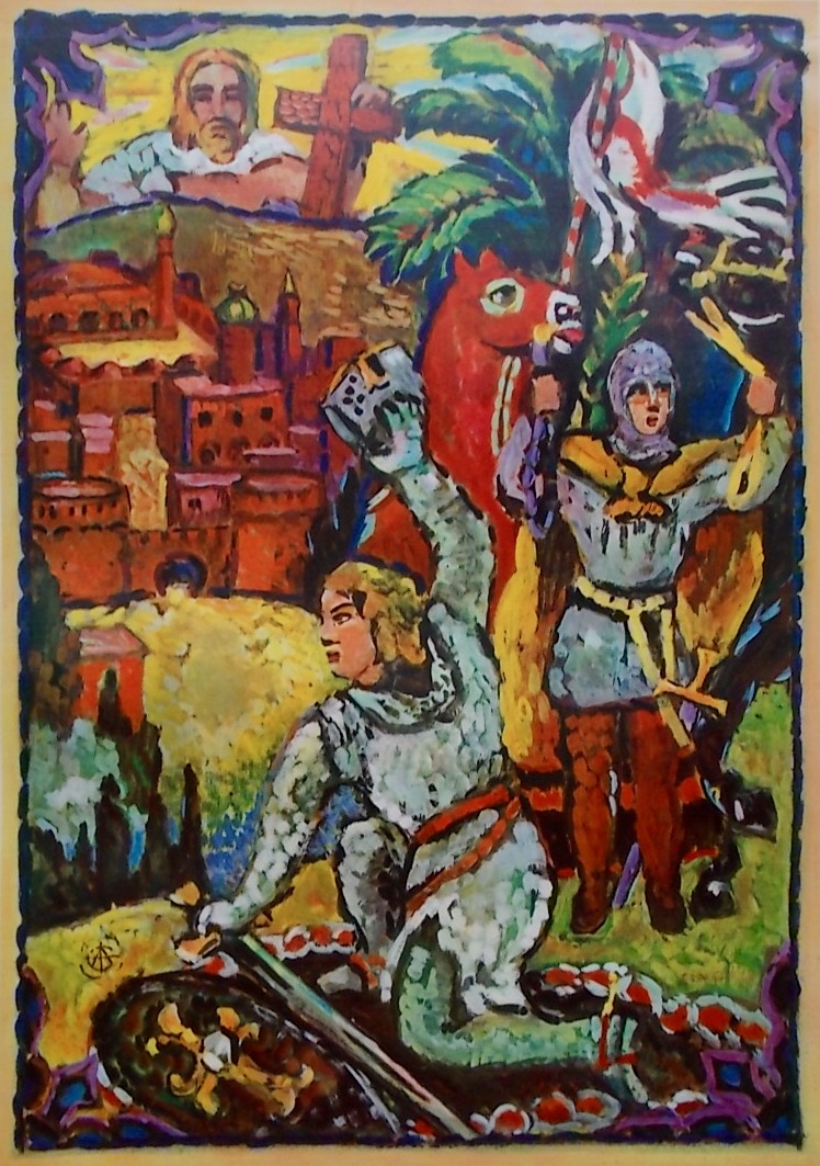 FELDER (Hilarin, Mgr) Le chevalier du Christ au pays d'Assise. Genève, Editions de L'Echo Illustré, 1943. – Image 5