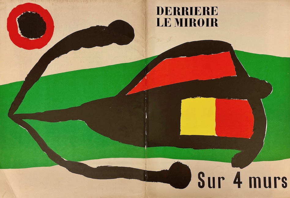 DERRIERE LE MIROIR N° 107-108-109. Sur 4 murs. Paris, Maeght, 1958.