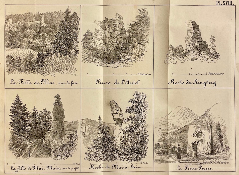 QUIQUEREZ (Auguste) Monuments de l'Ancien Evêché de Bâle. Topographie d'une partie du Jura oriental et en particulier du jura bernois. Epoque celtique et romaine. Porrentruy, Imprimerie et Lithographie de Victor Michel, 1864. – Image 3
