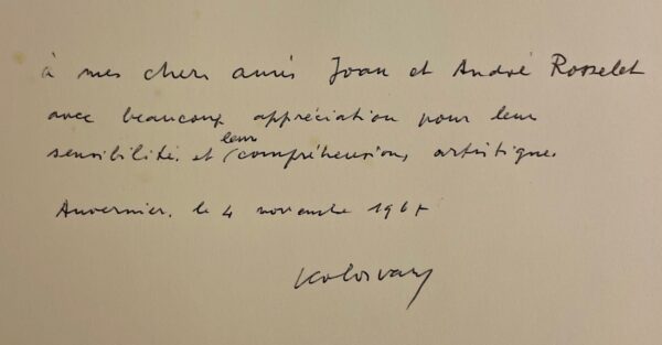 [KOLOS-VARY] - BRION (Marcel) Sigismond Kolos-Vary. Neuchâtel, Editions du Griffon (coll. La sculpture du XXe siècle), [1967]. – Image 2