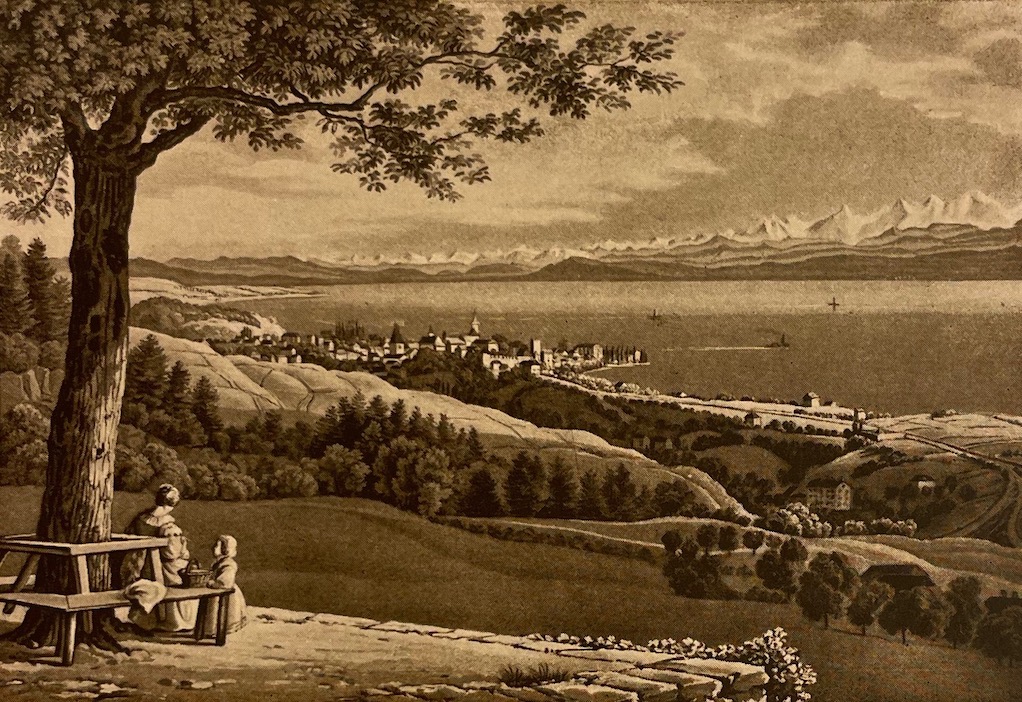 GUYOT (Charly) Voyageurs romantiques en pays neuchâtelois. Neuchâtel, Delachaux & Niestlé, 1933. – Image 3