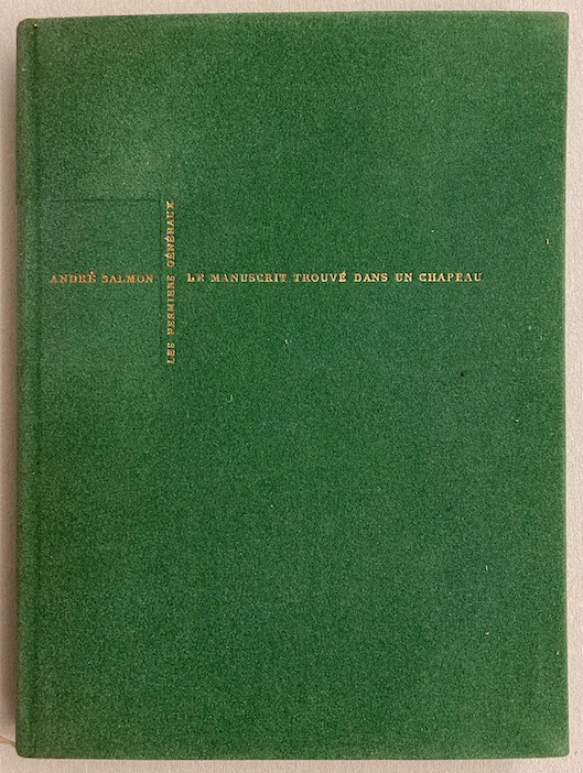 SALMON (André) Le manuscrit trouvé dans un chapeau. Paris, Editions du Cap (coll. Les Fermiers Généraux), sans date. – Image 4