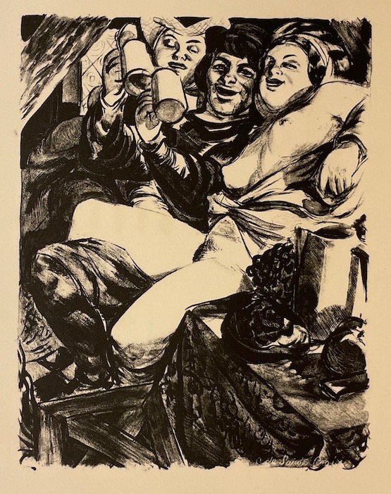 T'SERSTEVENS (Albert) De François Villon à Mathurin Régnier. Jeux et desduits. Paris, La Belle Page, 1946. – Image 4