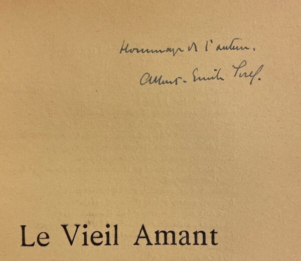 SOREL (Albert-Emile) Le vieil amant. Paris, Lemerre, 1929. – Image 2