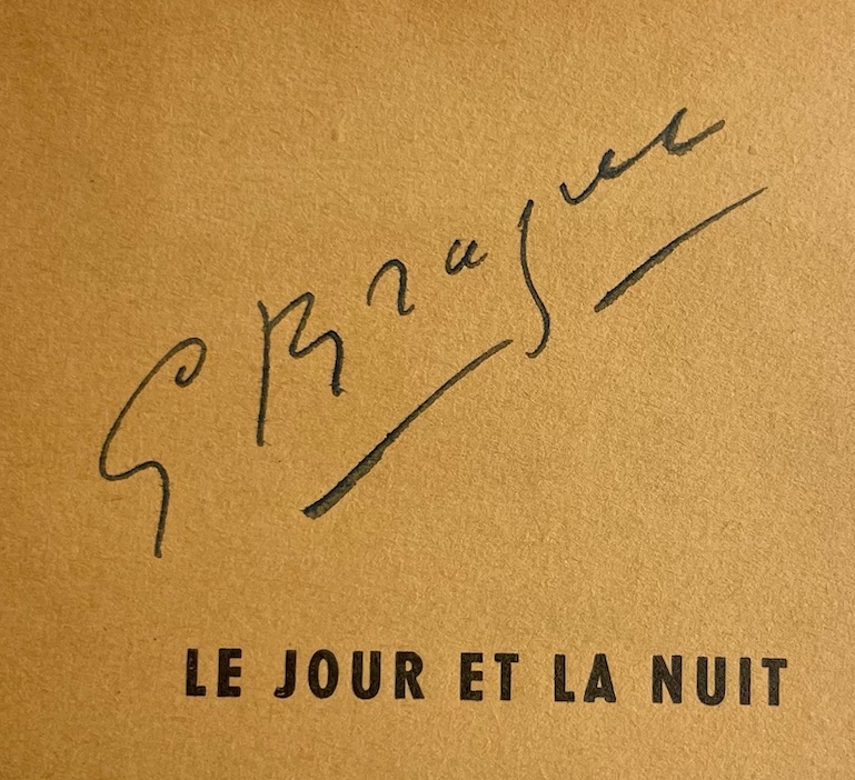 BRAQUE (Georges) Le jour et la nuit. Cahiers de Georges Braque 1917-1952. Paris, Gallimard, 1952. – Image 2