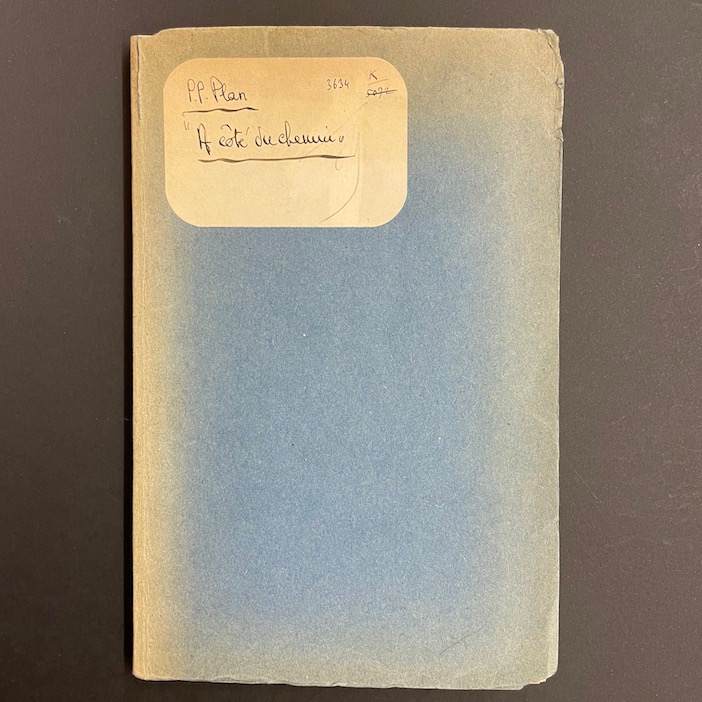 PLAN (Pierre-Paul) A côté du chemin. Genève, Charles Eggimann & Cie, 1892.