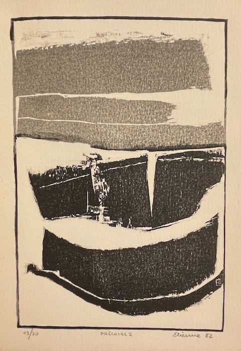 BONNET (François) L'hiver devenu précaire. Genève, Eliane Vernay, 1982. – Image 3