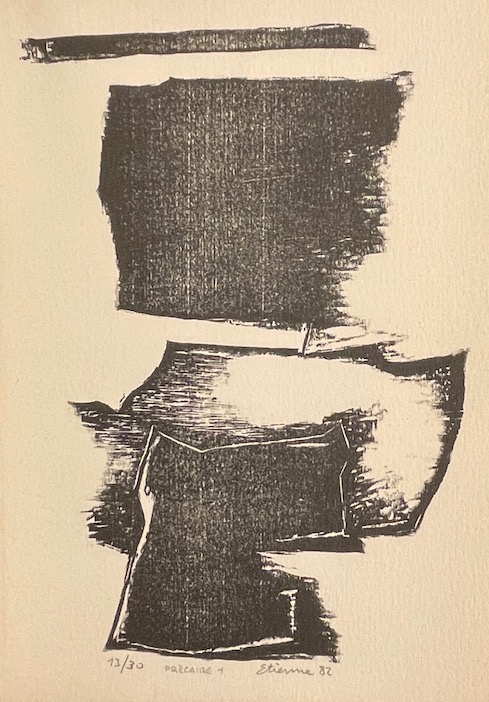 BONNET (François) L'hiver devenu précaire. Genève, Eliane Vernay, 1982. – Image 4