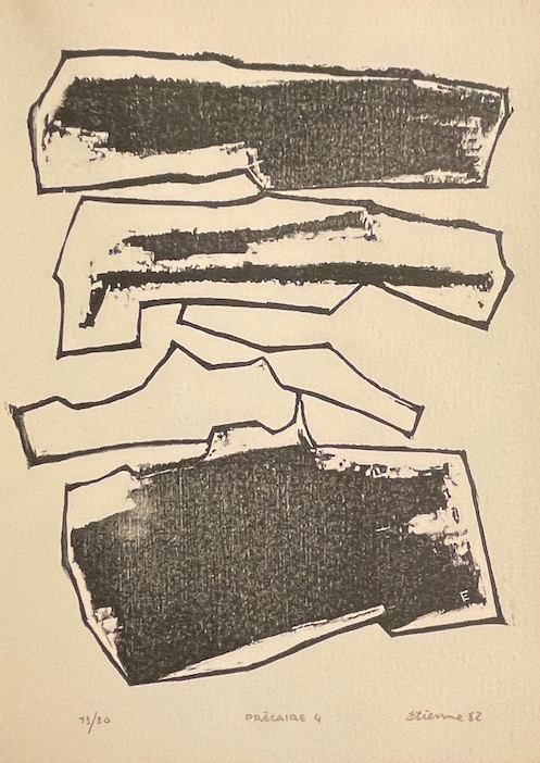 BONNET (François) L'hiver devenu précaire. Genève, Eliane Vernay, 1982. – Image 5