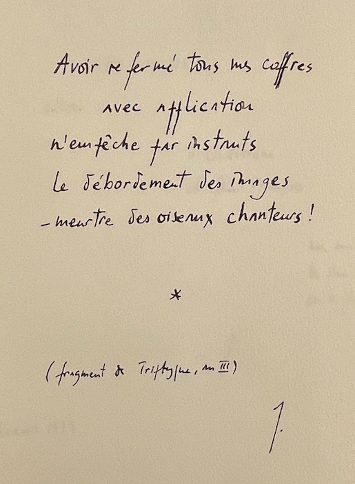PACHE (Jean) Le corps morcelé. Lausanne, L'Age d'Homme (coll. Le Rameau d'Or), 1977. – Image 2