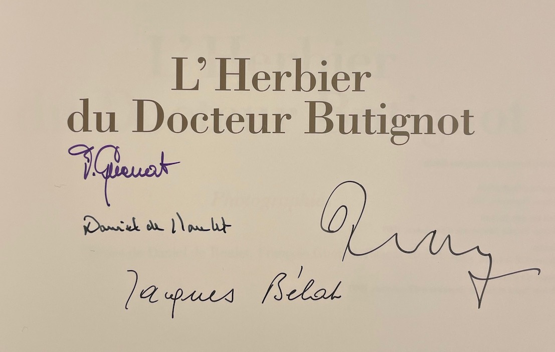 BELAT (Jacques) L'herbier du Docteur Butignot. Photographies. Delémont, éditions d'autre part, 1998. – Image 2