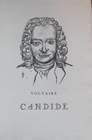 VOLTAIRE (François Marie Arouet) Candide. Lausanne, Gonin Frères, 1936.
