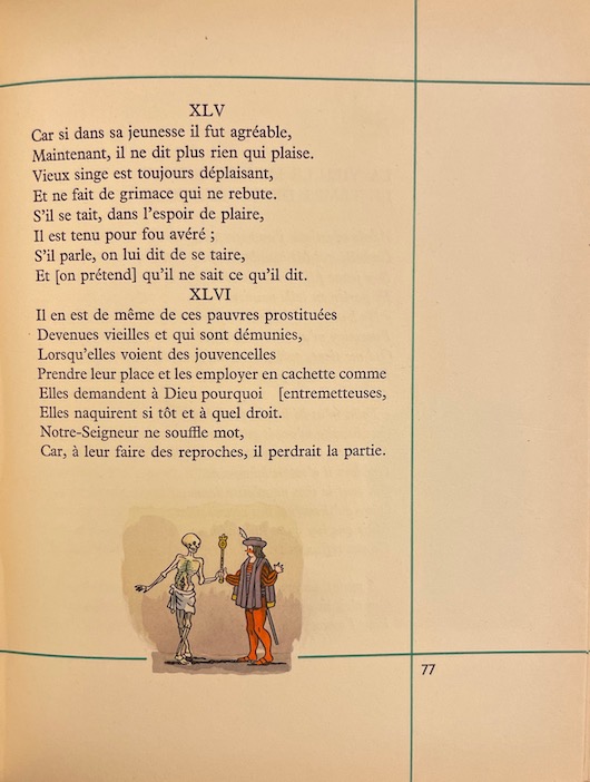 VILLON (François) L'Oeuvre de François Villon. Paris, Union Latine d'Edition, 1937. – Image 5