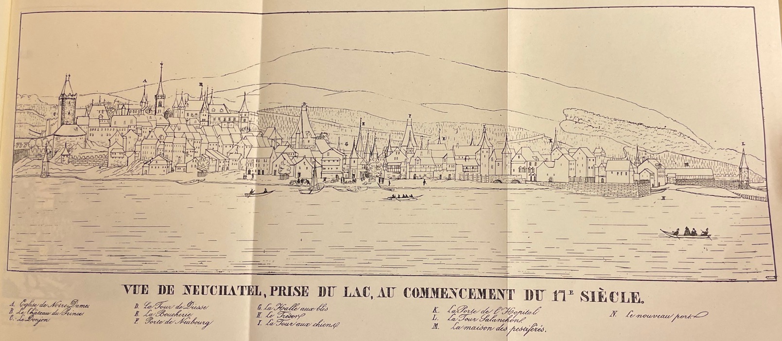 CHAMBRIER (Samuel de) Description topographique et économique de la Mairie de Neuchâtel. Genève, Slatkine, 1980. – Image 5