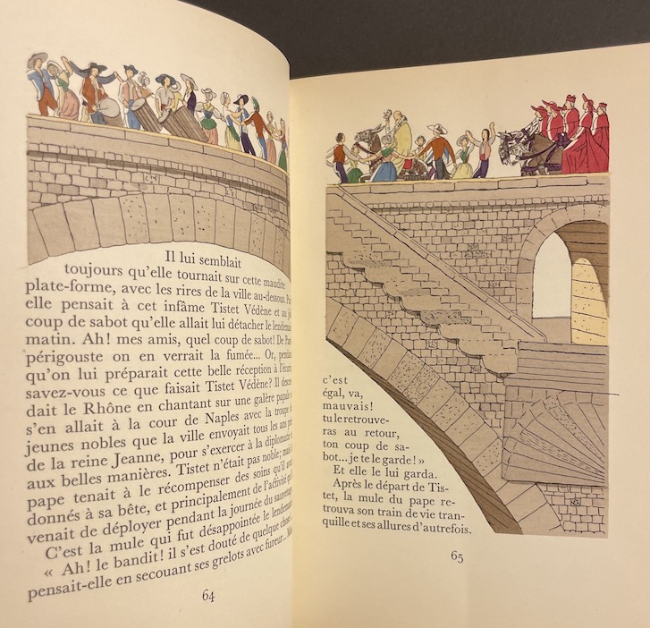 DAUDET (Alphonse) Lettres de mon moulin. Paris, H. Piazza, 1940. – Image 4