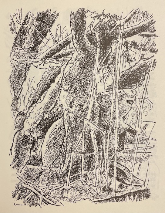 HAINARD (Robert) Chasse au crayon. En dessinant les bêtes sauvages. Neuchâtel, Baconnière, 1972. – Image 4