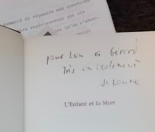 DERIEX (Suzanne) L'enfant et la mort. Roman. Lausanne, Rencontre, 1968. – Image 3