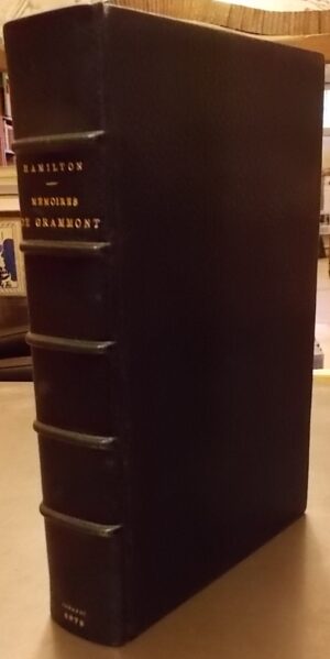 HAMILTON (Antoine) Mémoires du chevalier de Grammont. Paris, Jouaust - Librairie des Bibliophiles, 1876.