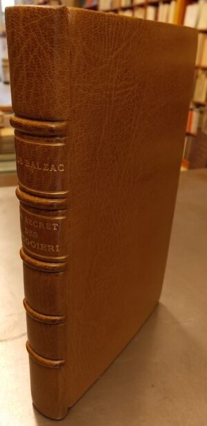 BALZAC (Honoré de) Le secret des Ruggieri. Etudes philosophiques tome XIII. Paris, Librairie de Werdet, 1836.