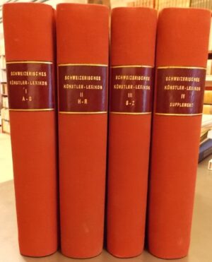 BRUN (Carl) Schweizerisches Künstler-Lexikon. Dictionnaire des artistes suisses. Frauenfeld, Huber & Co, 1905-1917.