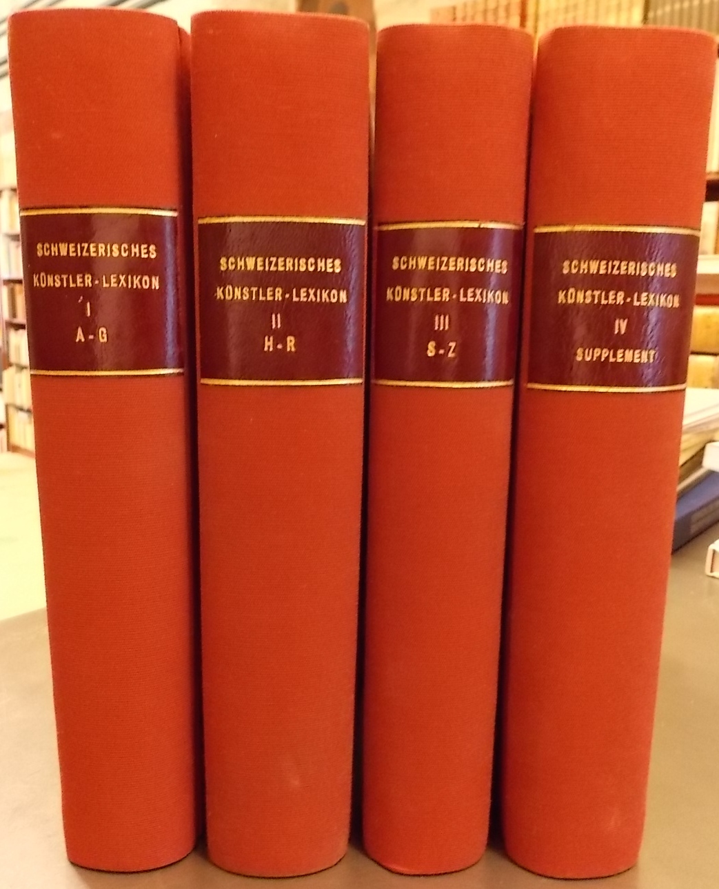 BRUN (Carl) Schweizerisches Künstler-Lexikon. Dictionnaire des artistes suisses. Frauenfeld, Huber & Co, 1905-1917.