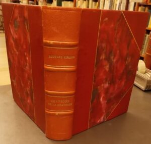 KIPLING (Rudyard) Chansons de la chambrée. Paris, L'Edition Française Illustrée, 1920.