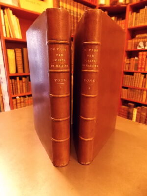MAISTRE (Joseph de) Du Pape. Lyon, Rusand - Paris, Beaucé-Rusand, 1819.