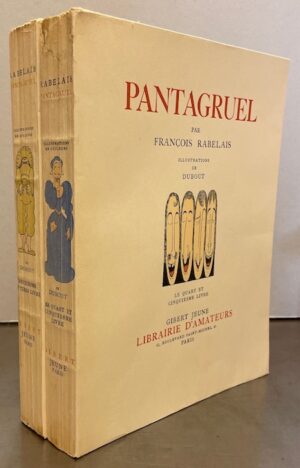 RABELAIS (François) Pantagruel. Paris, Gibert Jeune - Librairie d'Amateurs, 1936-1937.