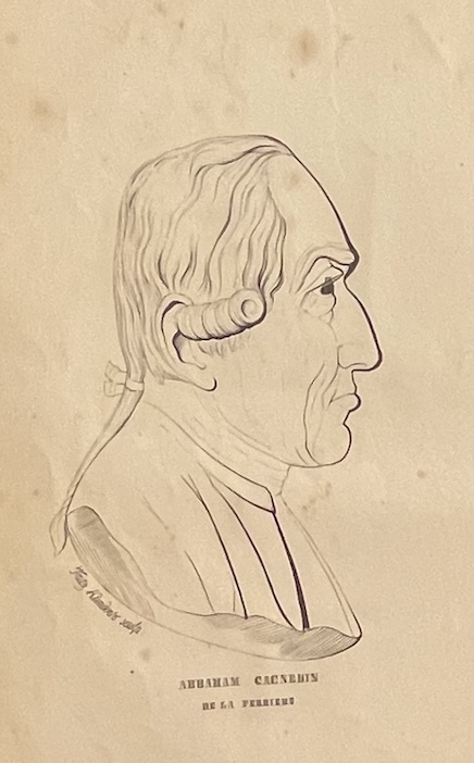 THURMANN (Jules) Abraham Gagnebin de La Ferrière. Fragment pour servir à l'histoire scientifique du Jura bernois & Neuchâtelois pendant le siècle dernier. Avec un appendice géologique. Porrentruy, Imprimerie et Lithographie de Victor Michel, 1851. – Image 3