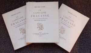 GAUTIER (Théophile) Le capitaine Fracasse. Paris, A l'Emblème du Secrétaire, 1946.