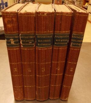 DUBROCA (J.-F.) Entretiens d'un père avec ses enfans, sur l'histoire naturelle. A Paris, chez Des Essarts, An 6 (1797).