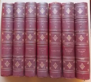 LA FONTAINE (Jean de) Oeuvres complètes de La Fontaine. Nouvelle édition. Paris, Garnier Frères, [vers 1885].